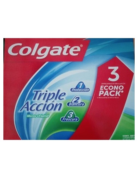 CREMA COLGATE TRIPLE ACCION 3  100 ML