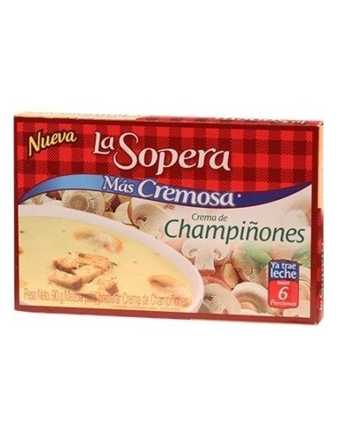 CREMA DE CHAMPIÑONES LA SOPERA  6 UND