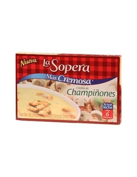 CREMA DE CHAMPIÑONES LA SOPERA  6 UND
