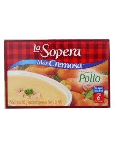 CREMA DE POLLO LA SOPERA 85 G 6PORCIONES