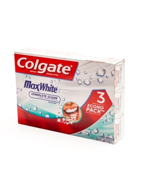 CREMA DENTAL COLGATE MX WHITE 3 U 100 ML