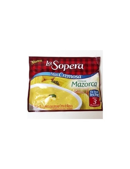 CREMA DE MAZORCA 3PORCIONES LA SOPERA