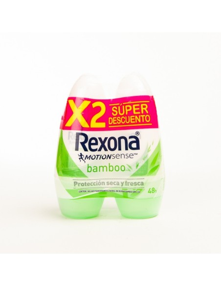 DESODORANTE  ROLLON BAMBOO 2 UNI 50ML 
