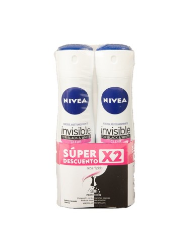 DESODORANTE NIVEA 2 U AEROSOL INVISIBLE 