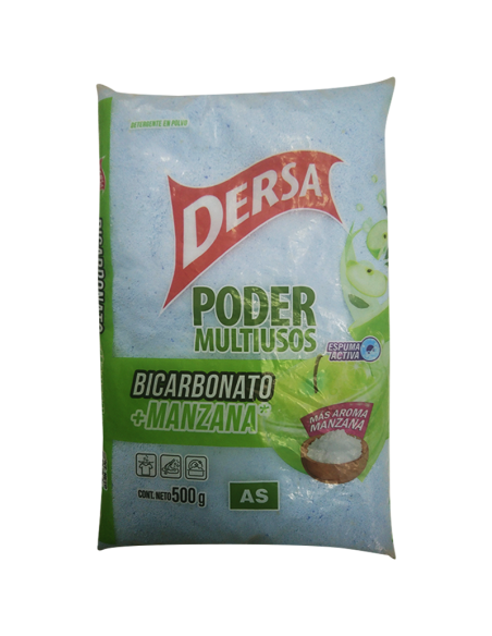 DETERGENTE DERSA BICAR/MANZANA AS 500 G