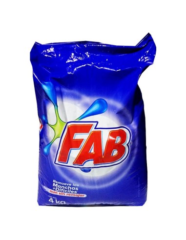 DETERGENTE FAB POLVO  4 KILOS