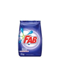 DETERGENTE FAB POLVO  4 KILOS 2