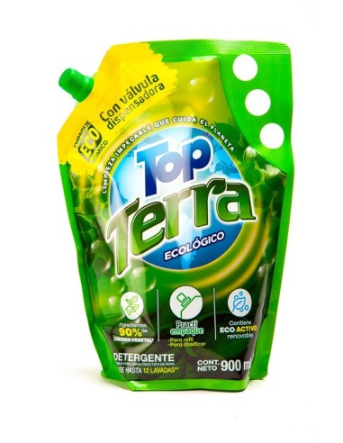 DETERGENTE TOP TERRA LIQUIDO 900 ML