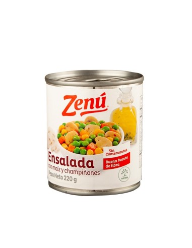 ENSALADA MAIZ CHAMPIÑON ZENU 220 GR