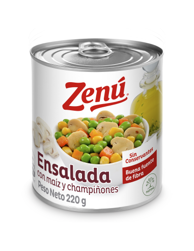 ENSALADA MAIZ CHAMPIÑON ZENU 220 GR