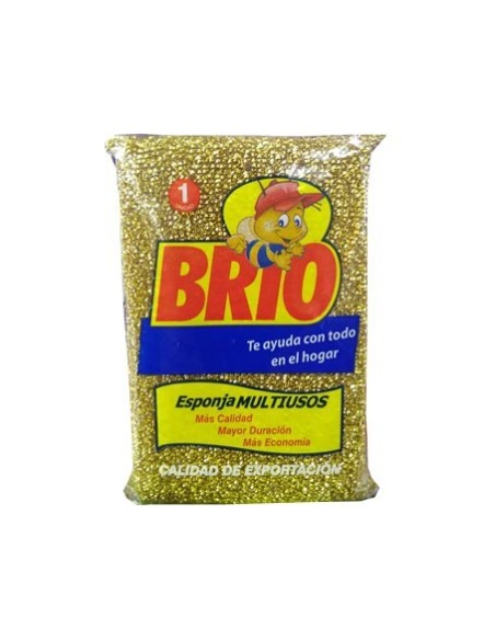 ESPONJA BRIO ORO-PLATA X 1