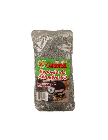 ESPONJA DE ALAMBRE 3 UNIDADES