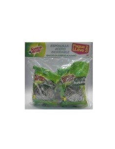 ESPONJILLA SCOTCH BRITE ACERO INOX 3UNDS