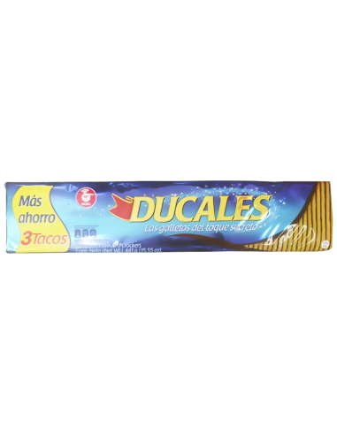 GALLETAS DUCALES NOEL  3 TACOS 315 GR