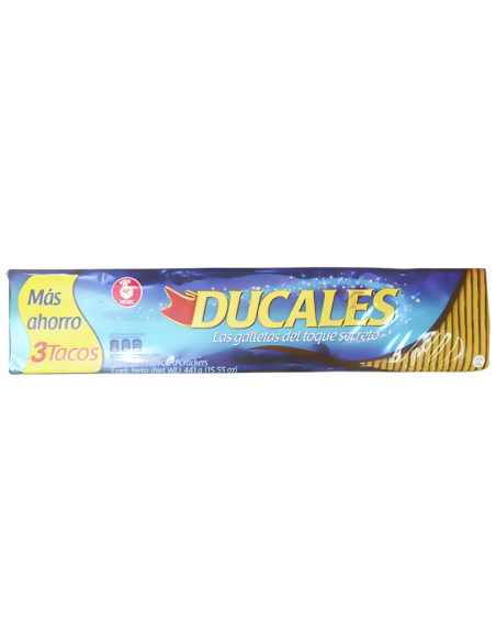 GALLETAS DUCALES NOEL  3 TACOS 315 GR
