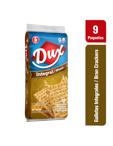 GALLETAS DUX INTEGRAL NOEL 9 UN 250GR