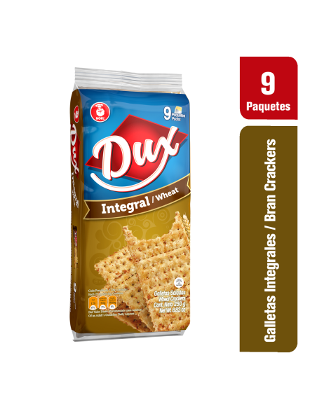 GALLETAS DUX INTEGRAL NOEL 9 UN 250GR