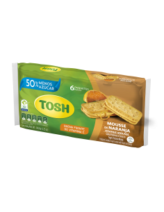 GALLETAS MOUSSE DE NARANJA  TOSH  9 PQ