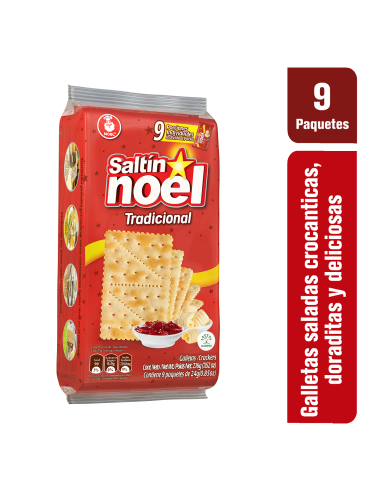 SALTIN NOEL 9 PORCI0NES 216GR  