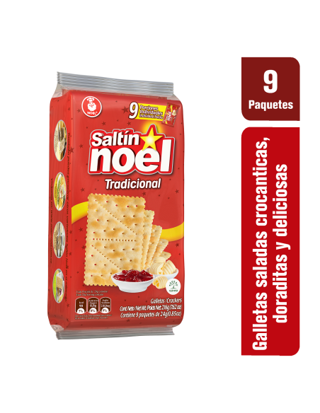 SALTIN NOEL 9 PORCI0NES 216GR  