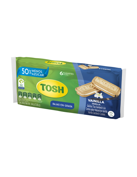 GALLETAS TOSH VAINILLA NOEL