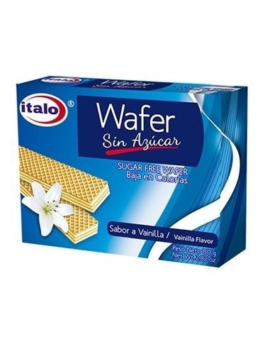 GALLETAS WAFER SIN AZU VAINILL ITALO  