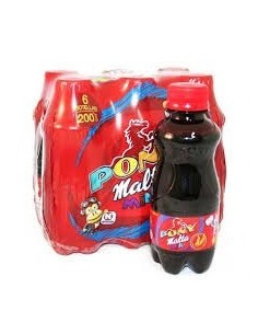GASEOSA PONY MALTA 200 ML 6 UND