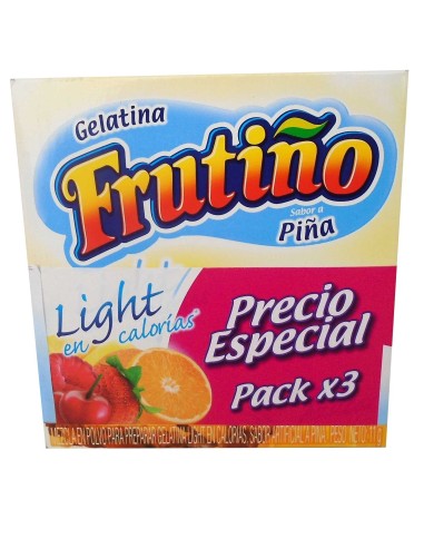 GELATINA FRUTIÑO LIGTH  3 UNIDADES