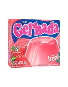 GELATINA GEL HADA FLAN FRESA