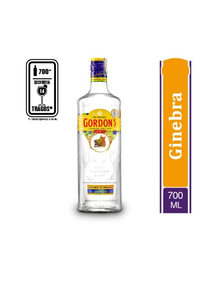 GINEBRA GORDONS LONDON DRY  700  ML