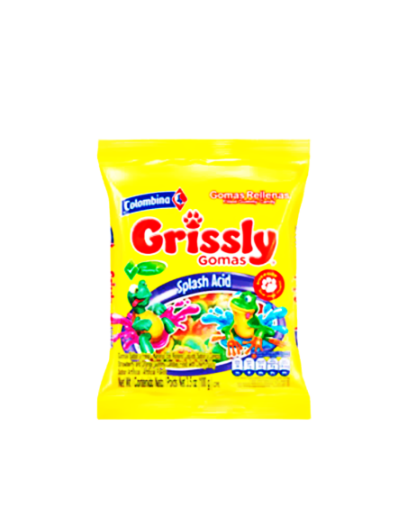 GOMAS  GRISSLY SPLASH ACIDOS 72 G