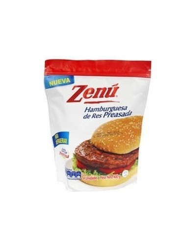 HAMBURGUESA PREASADA ZENU 400 GR