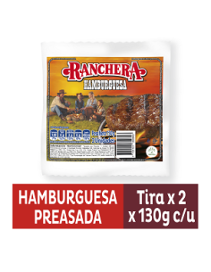 HAMBURGUESA RANCHERA 130GR PRE-ASADA  2