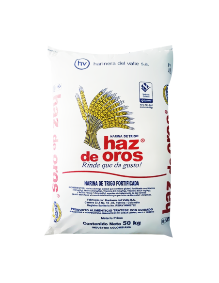 HARINA DE TRIGO HAZ DE OROS 50 KILO