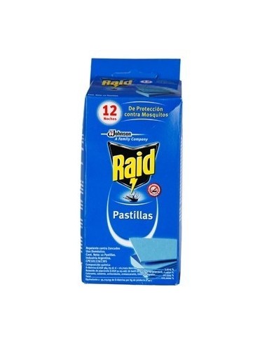 INSECTICIDA PASTILLAS RAID 12