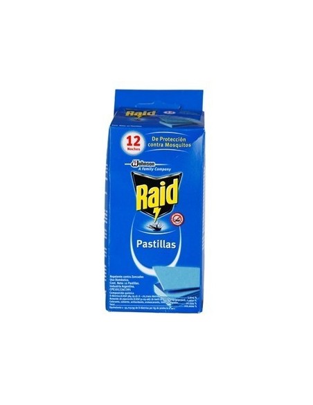 INSECTICIDA PASTILLAS RAID 12