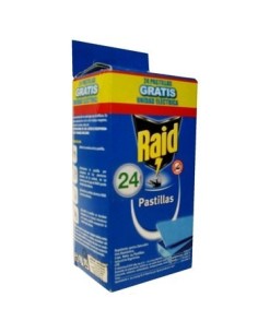 INSECTICIDA PASTILLAS RAID 24