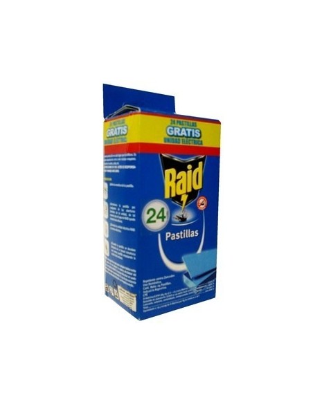INSECTICIDA PASTILLAS RAID 24
