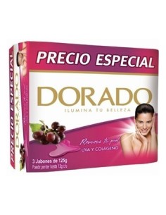 JABON DE TOCADOR DORADO 3 UN 125 G