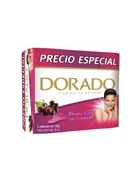 JABON DE TOCADOR DORADO 3 UN 125 G
