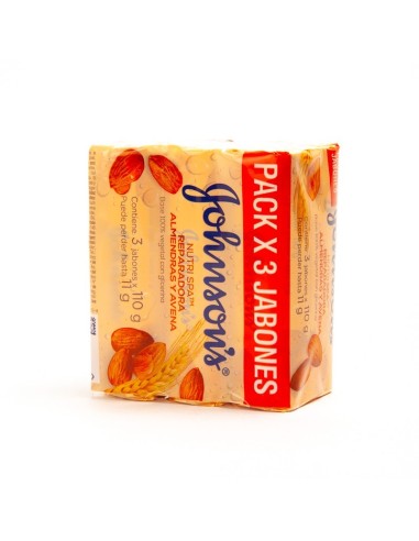 JABON DE TOCADOR JOHNSONS AVENA 3 UN