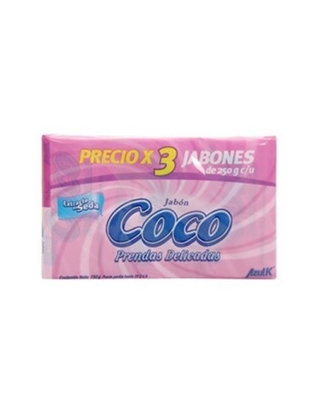 JABON EN BARRA AZUL K COCO  PRENDAS INTI