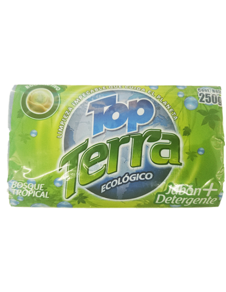 JABON EN BARRA TOP TERRA 250 G