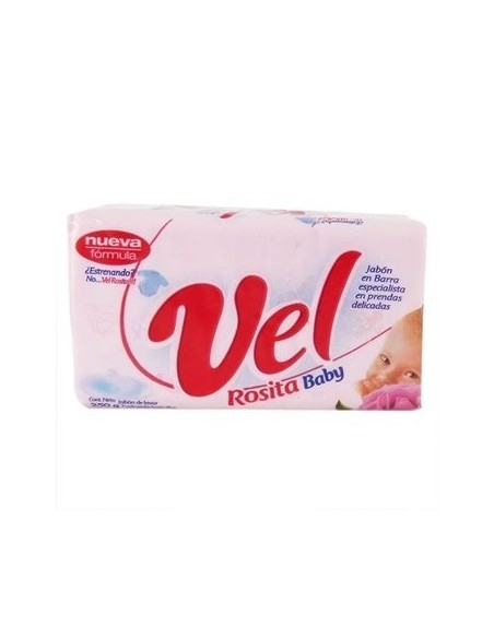 JABON EN BARRA VEL ROSITA BABY 3 UND