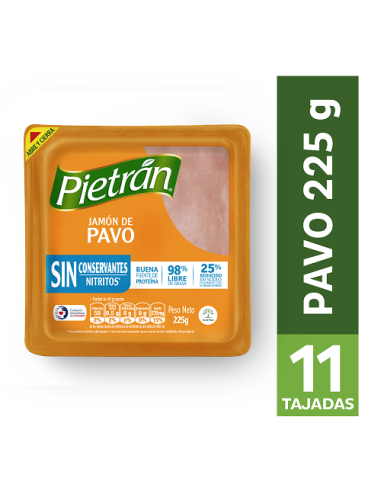 JAMON DE PAVO PIETRAN  225 G