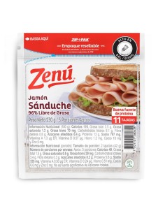 JAMON ESTANDAR ZENU 230G