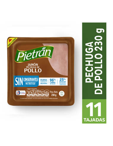 JAMON PECHUGA POLLO PIETRAN 230 G