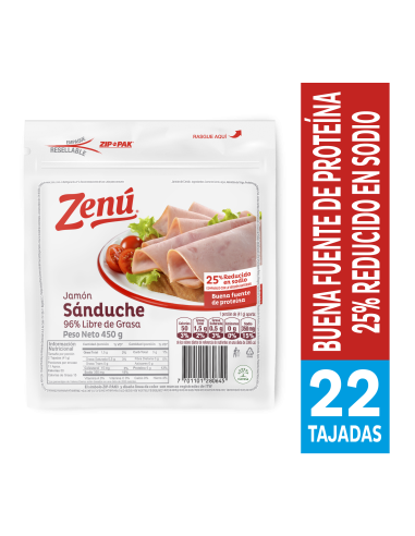 JAMON SANDWICH ZENU 450 G