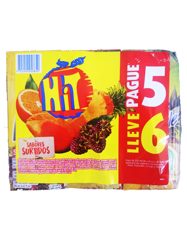 JUGO HIT PAGA 5 LLEVE 6 SURTIDO