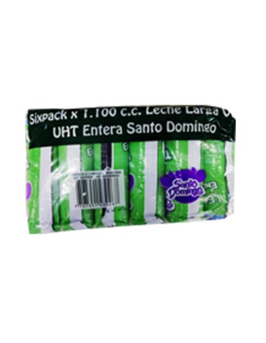 LECHE ENTERA SANTO DOMINGO  6 UND